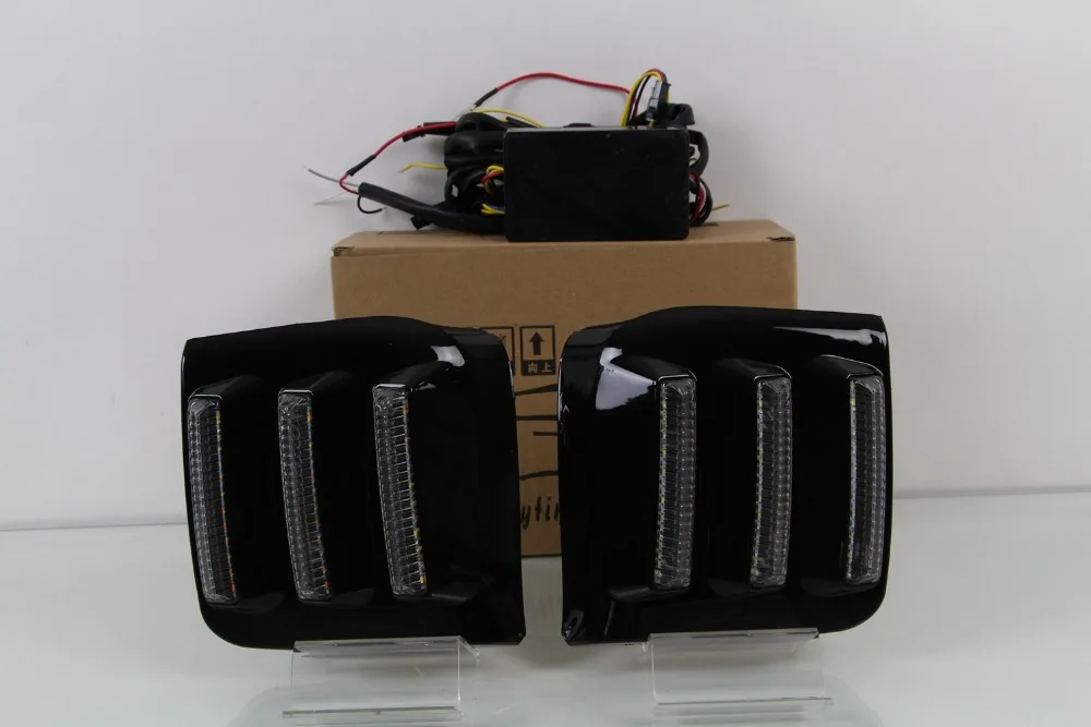 Автомобильный Стайлинг 12 V светодиодный дневной свет DRL Габаритные огни drl с