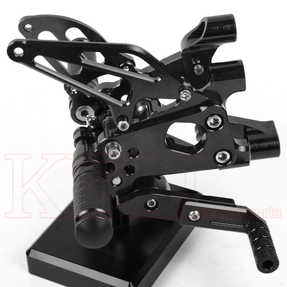 Motorcycle Accessory CNC Rearsets Top Quality Foot Pegs Rear Set Black