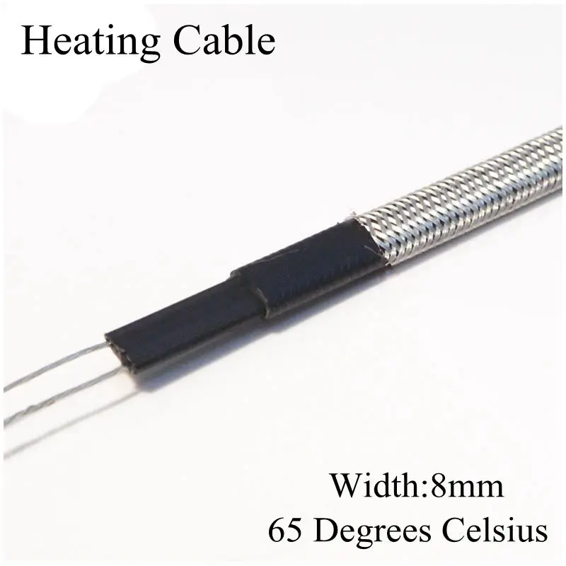 

Anti-freeze Frost Protection Heating Cable For Water Pipe/Roof 230V 8mm 65C Self Regulating Electric Heater Copper Wire