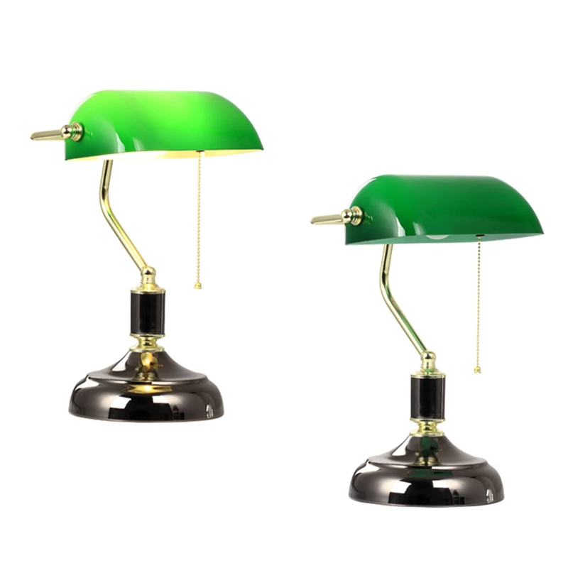 Traditional Vintage Office Desk Lamp Switch Bedroom Republic Of Traditional Vintage Office Desk Lamp Switch Bedroom Republic Of China Archaize Toolery Gl Lampshade White Art Decoration In Table Lamps From Lights