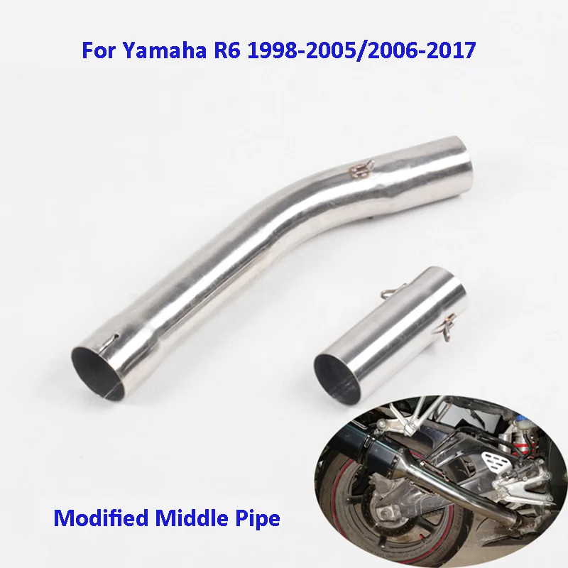 Buy Slip on YZF R6 Motorcycle Exhaust Middle Connect