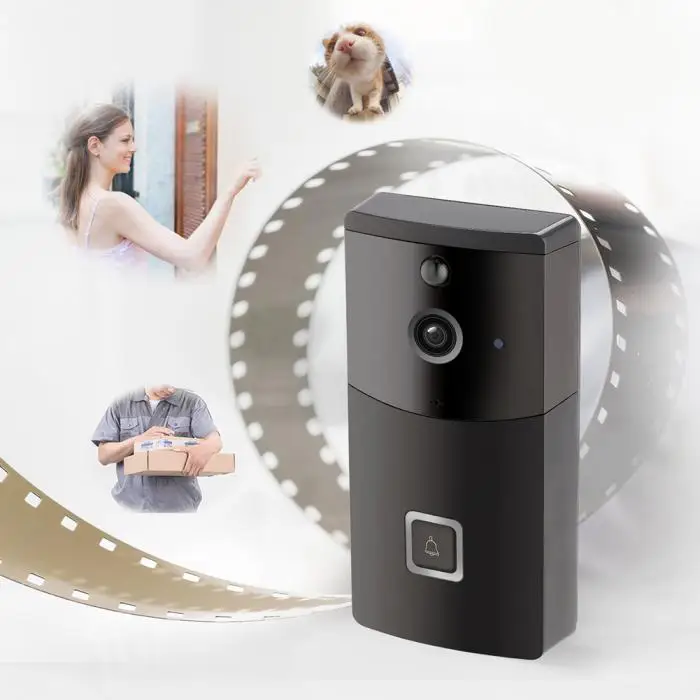Умный дом видео дверной звонок WIFI HD 720 P Противоугонная камера безопасности ночного видения беспроводной дверной звонок JFlyer