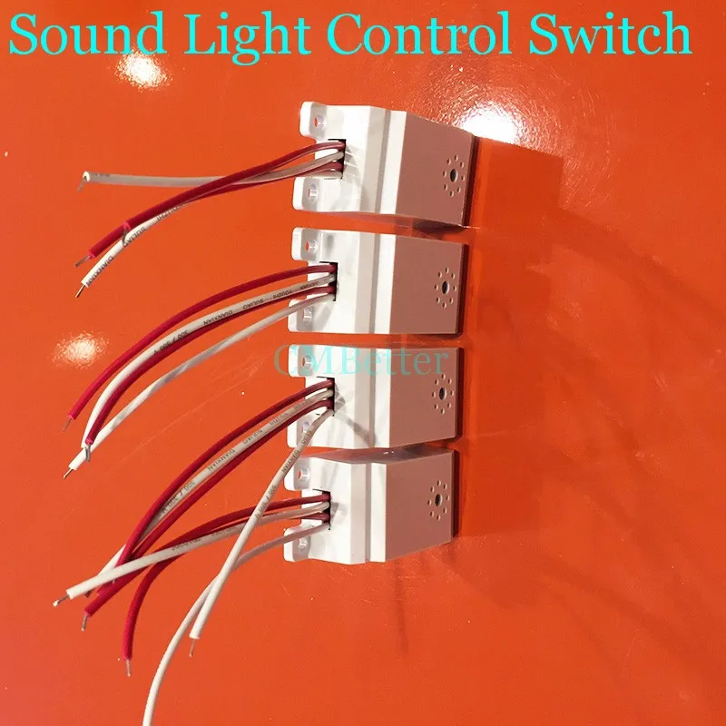 Simple Design energy saving 220v light control switch sound control induction Panel staircase corridor sound controller CM083 Y1 (4)