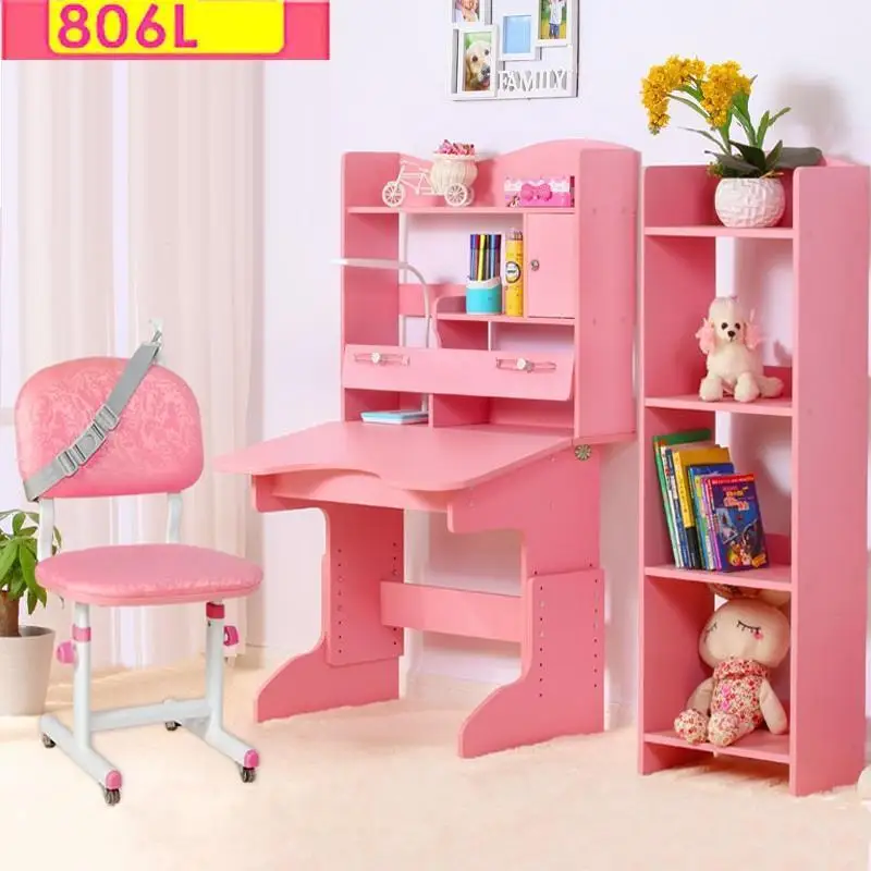 Набор Pupitre Infantil Cuadros Infantiles Kinder Tafel Estudio детский деревянный стол Escritorio Mesa для обучения детский стол - Цвет: Version Q