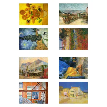 

1 PCS Vincent Van Gogh Famous Painting DIY Uncut Bullet Journal Sticker Art Decor Scrapbooking Diary Prints Stickers