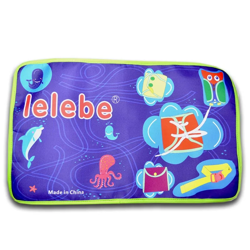  Baby daily life Learning dress Toys Puzzle Early teaching kindergarten teaching aids buckle button  - 32979968624