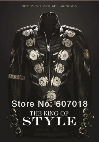 Rare Retro US MJ Michael Jackson Metallic Silver Eagle Metal Stainless Steel Special Officer Badge Collection