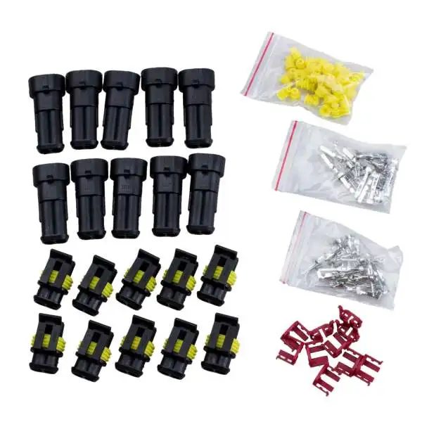 Promotion! 10 Kit 3 Pin Way Waterproof Electrical Wire Connector Plug promotion 10 kit 2 pin way waterproof electrical wire connector plug car part