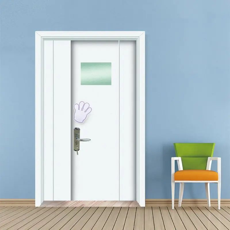 Детская безопасная дверная карта, детский антиприжимной блок, маленькая ручная форма, креативный Поворотный Фиксатор двери