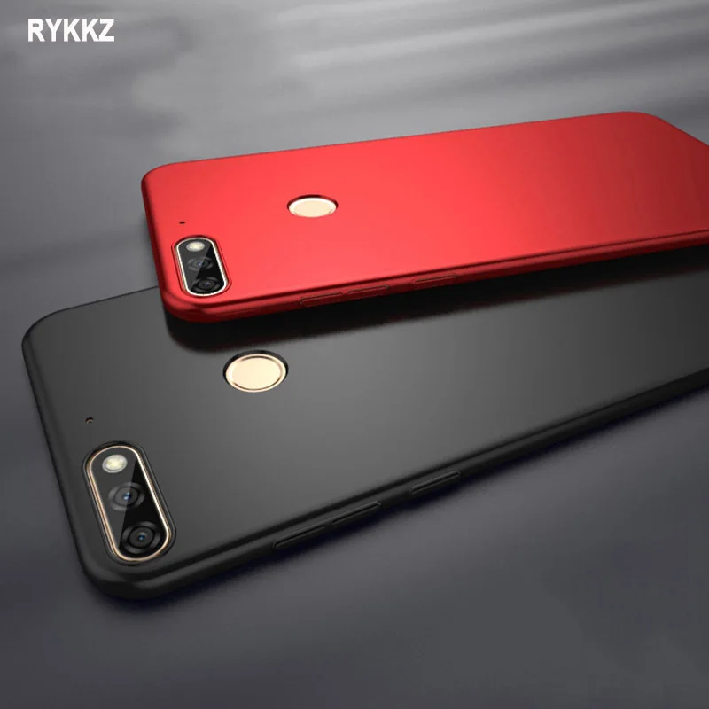 

Luxury Matte Cases for Huawei Honor 7A Pro Case 7 A Case Hard PC Protection Hard Back Cover On Huawei Honor7a 7apro Phone Shell