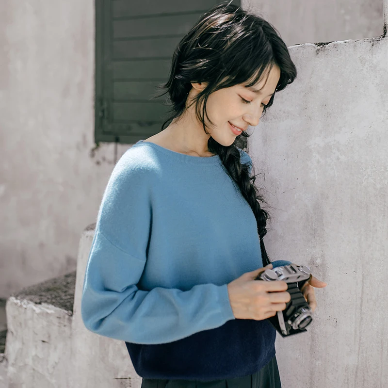 INMAN 2018 women Winter New pullovers Round neck Loose sweater women Sweaters