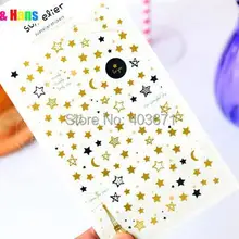 Новинка 1 шт./компл. Мода Луна Звезда стиль бумажная наклейка для скрапбукинга украшения этикетки оптом