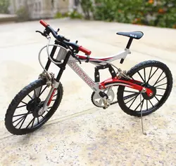 1/8 моделирование противоударный велосипед Модель тонкий сплав Собранный игрушечные велосипеды