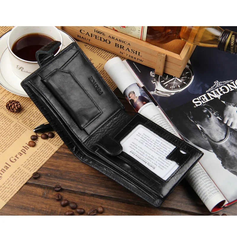 2018 New arrival brand short crocodile men's wallet leather quality guaranteecard purse for male vintage wallet coin purse