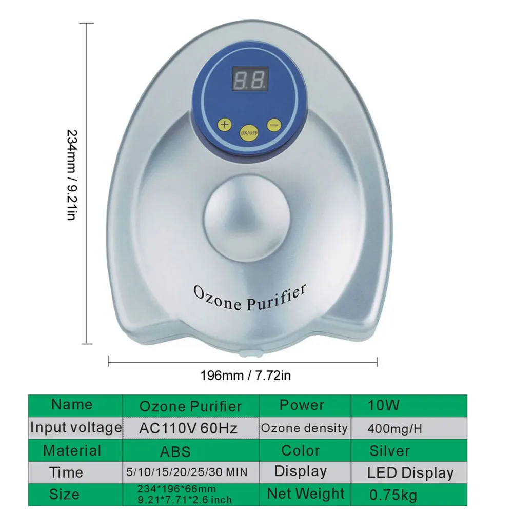 Ozone generator air purifier ozonizer ozonator air and water system home appliances (6)