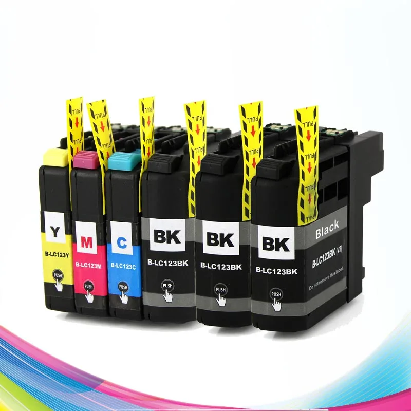 

CISSPLAZA 6PK LC121 LC123 LC125 DCP-J132W/J152W J752 J4110 J4610 J4710 J6520DW J6720DW J6920DW