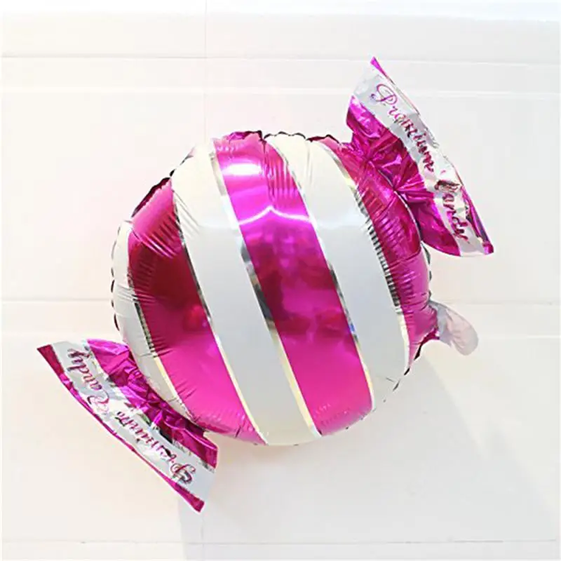 4 шт./8 шт. воздушные шарики в виде леденцов воздушные шары Алюминиевые праздничные надувные шары вечерние украшения(точка и полоса