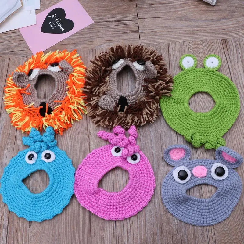 Animal Camera Buddies Lens Accessory for Child/Kid/Pet Photography Knitted Lion Octopus Teaser Toy Lens Posing Photo Props