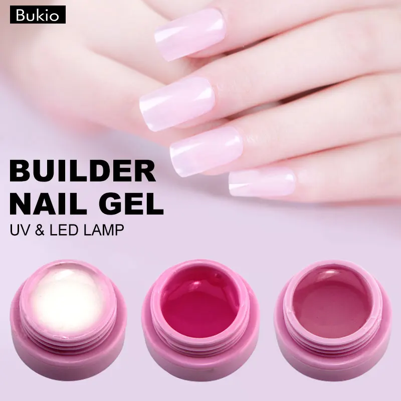 Bukio Soak Off Gel Polish Esmaltes Semi Permanentes Uv Led Acrylic for Nail Extension Uf Decorations Nails Gel-lacquer |