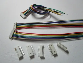 

250 set 1.25mm 8 Pin Male + Female Polarized Connector with 28AWG 5.9inch