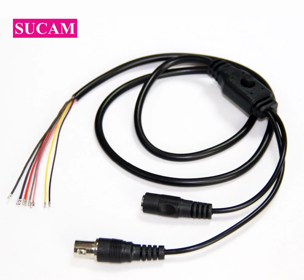 10 Pieces 80CM BNC Video AHD Camera Cable OSD Menu Control Button Cam