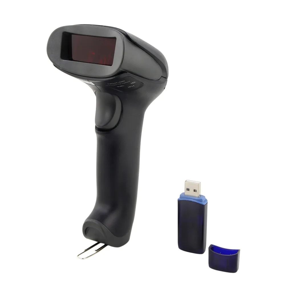 

New 433MHz Wireless Laser Barcode Scanner Reader Memory Up To 500M Distance Wholesale
