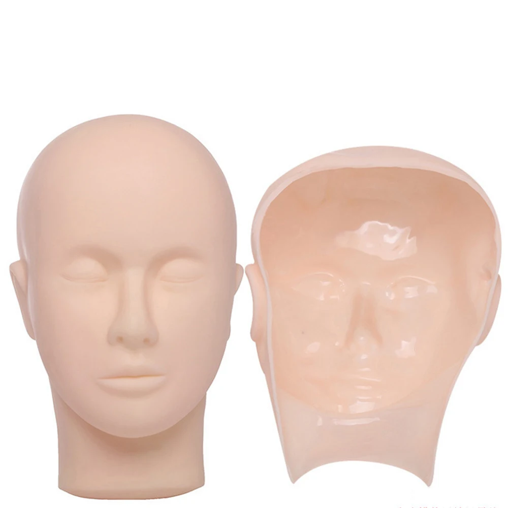 

1Pcs 3D Silicone Semi-permanent Face Mask Tattoo Practice Skin for Permanent Makeup Eyebrows Lip Grafting Eyelashes accessorie