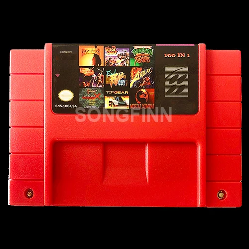 

Save File Super 100 in 1 Games with Axelay Castlevania Dracula X MegamanX Goof Troop Top Gear1 2 Marioed for 16 bit NTSC Console