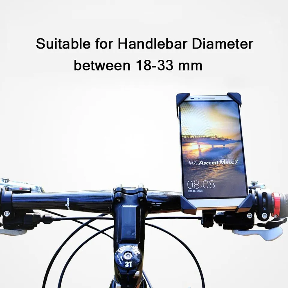 

Moeff Universal Bicycle Bike Phone Holder Mount For Phone On The Bike Bracket Handlebar Clip Stand 360 Degrees Rotatable Support