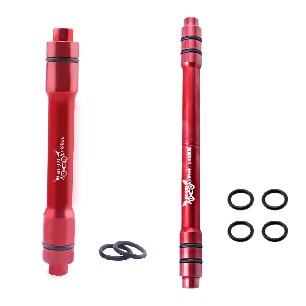 Bike QR 15mm to 9mm and 12 to 9mm Thru Axle Quick Release Hub Skewer Adapter