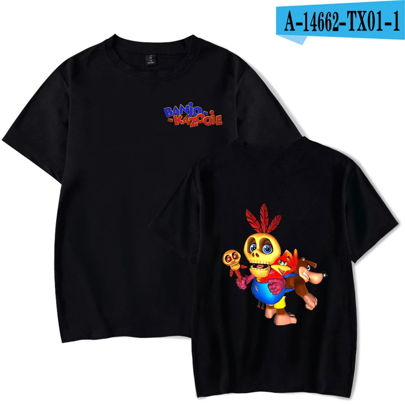 

Banjo Kazooie T-Shirt Funny 3D Tshirt Kids Boys Cartoon Clothes Unisex Tees O-Neck Anime Plus Size Game Clothes Men T Shirt
