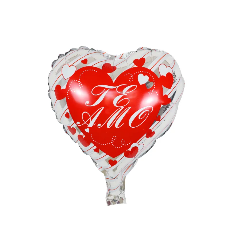 50 шт. 10 дюймов испанский с надписью «te amo» фольга воздушные шары для свадьбы вечеринки украшения я люблю вас день матери подарки на день Святого Валентина надувной шар