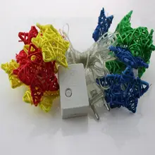 Новинка; Лидер продаж AC110V~ 220 V красно-зелено-синие мигающие светодиоды новогодние гирлянды 5 м/20 светодиодов звездный свет для праздника/вечерние/Свадебные украшения