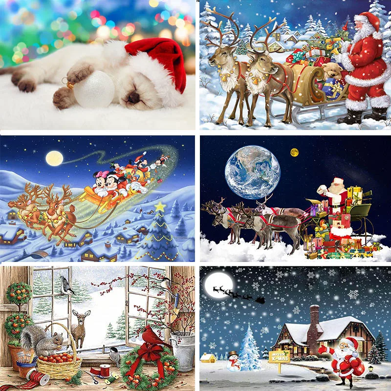 5D-DIY-Diamond-Embroidery-Christmas-Gift-Santa-Claus-Diamond-Painting-Full-Cross-Stitch-Diamond-Mosaic-Cartoon (6)