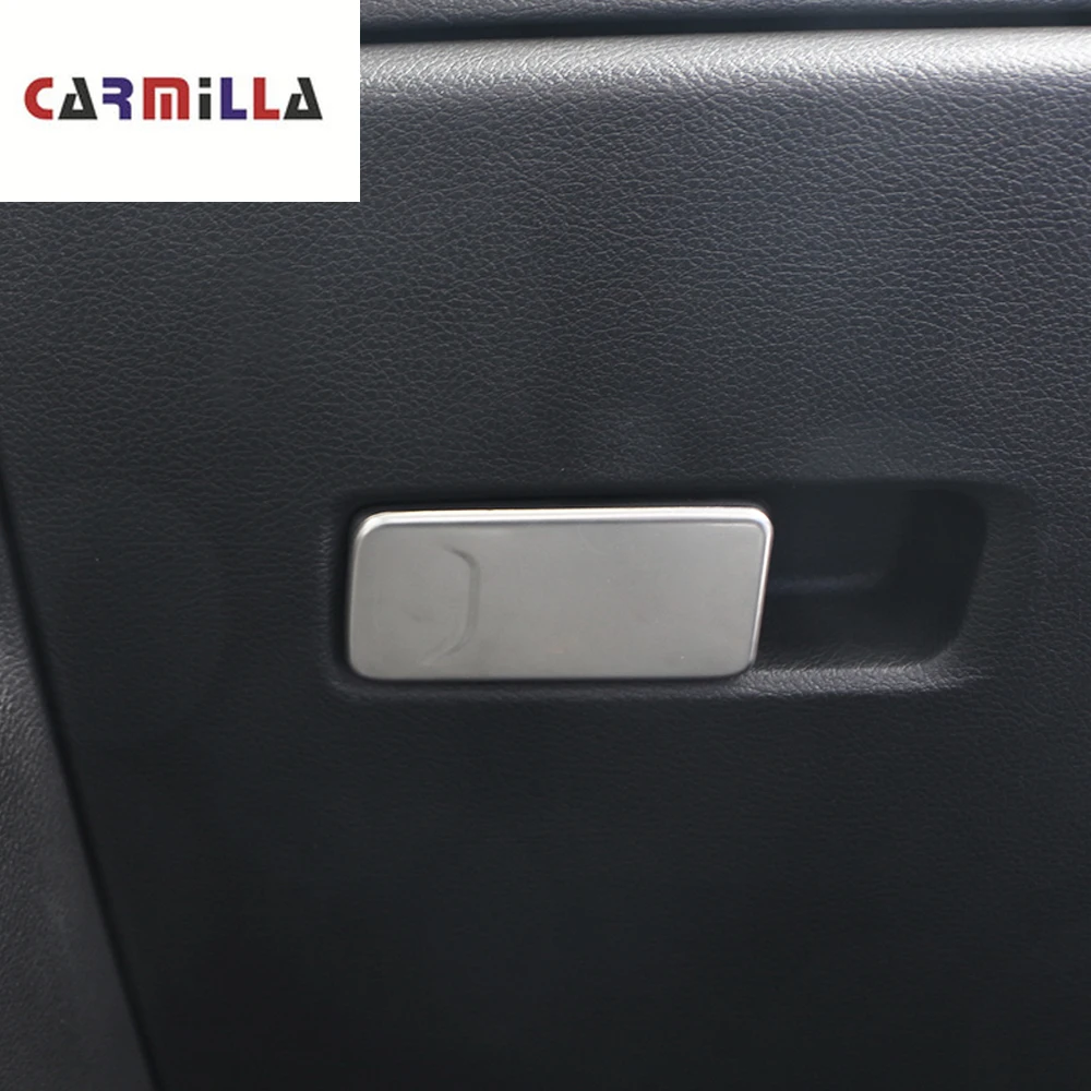 

Accessories for Jeep Compass LHD 2016 2017 2018 2019 Glove Box Handle Cover Copilot Storage Clasp Hand Bow Molding Kit Trim