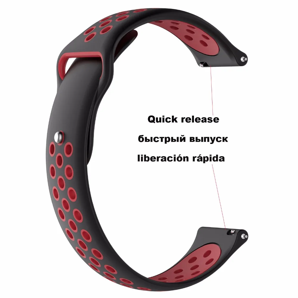 Для Xiaomi Huami Amazfit Bip браслет ремешок чехол 20 мм силиконовый ремешок для часов Защитная пленка для экрана чехол s браслет 7 шт