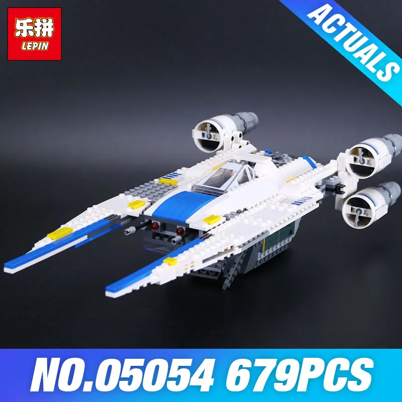 

Lepin 05054 Star Plan Series 679pcs UWing Fighter Set Wars 75155 Toys Model Building Blocks Educational Bricks Christmas Gifts