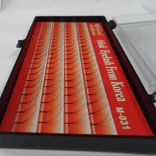 Новинка MINGJIE 10 коробок 0,08 8 мм, 10 мм, 12 мм 4 полосы 3 корни накладные ресницы наращивание ресниц