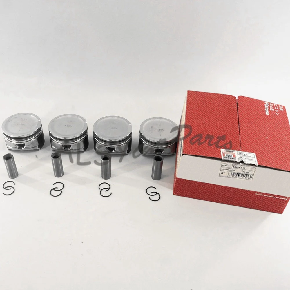 4pcs Std Engine Pistons 06b 107 065 N Pin 19mm For Vw Jetta Golf Gti