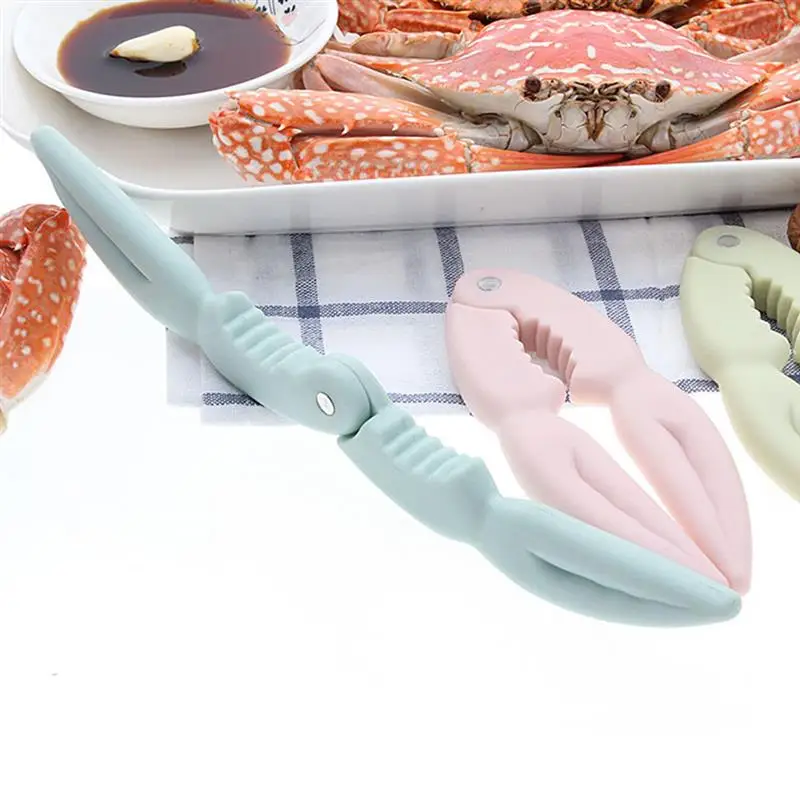 3pcs Lobster Crab Cracker Crab Caws Sheller Walnut Nut Clip Sea Food Tool Kitchen Gadgets Pink Blue Green Seafood Cracker Tool