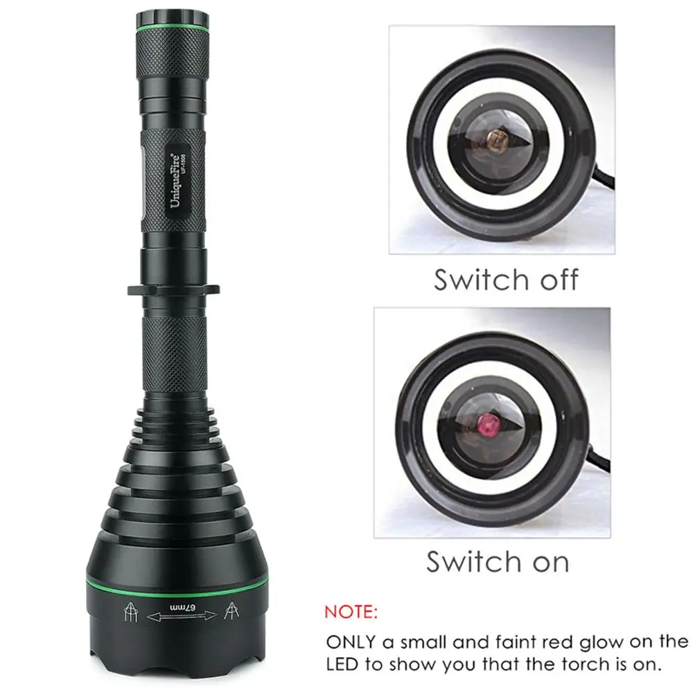 UniqueFire UF 1508 T67 IR 850nm светодиодный охотничий фонарик Тактический Инфракрасный