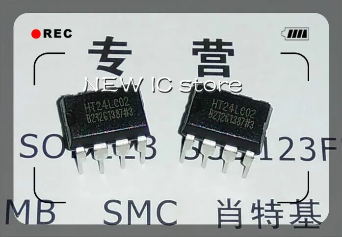 100 шт. HT24LC02 24LC02 DIP-8 памяти новое место обеспечение качества | Электронные