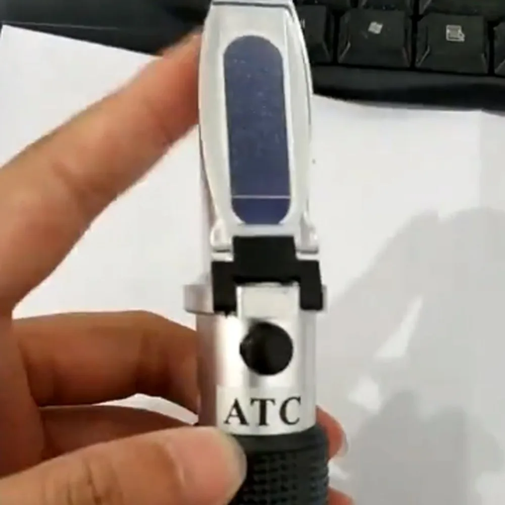 

Refractometer 0~32% Optical Sugar Food Beverages Drink Juice ATC Content Meter Tool Test Handheld Measuring Tester