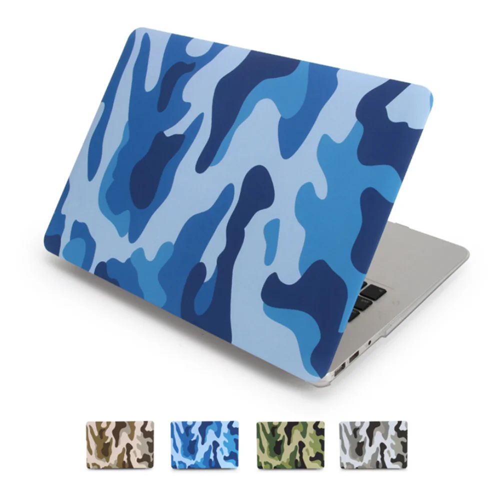 

Luxury Camouflage Surface Hard Cover Case For Macbook Pro Retina Air 11 12 13 15 Touch Bar Cases 13.3" 15.4" 11.6" inch