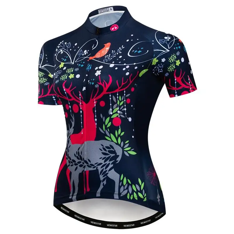 Спортивная кофта weimostar для мотоспорта Женская велосипедная одежда с коротким рукавом спортивная одежда для катания на открытом воздухе MTB футболка для езды на велосипеде Ropa Maillot Ciclismo - Цвет: Model 13