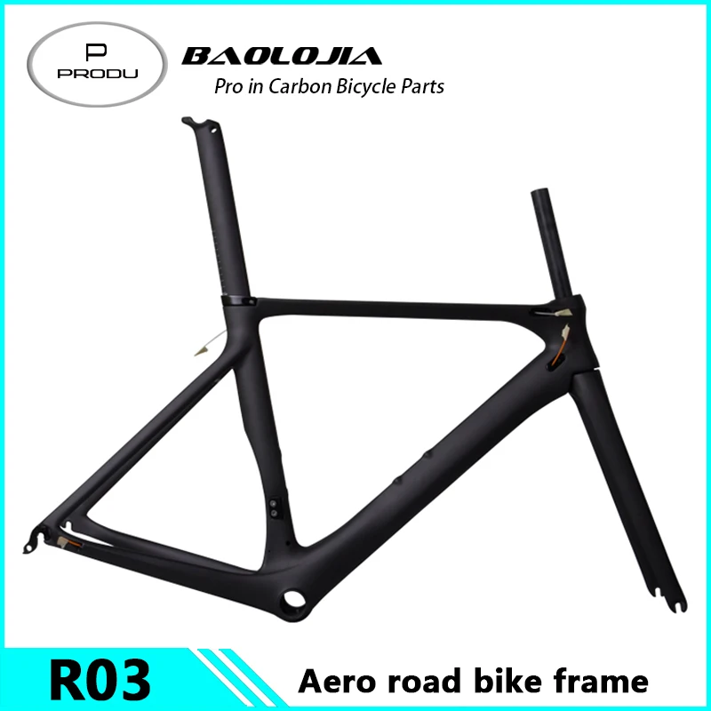 Perfect Free Shipping dengfu 2018 Bulk Clearance Japan Toray Full Carbon Road Bicycle Frame 700C Carbon aero racing road bike 49cm 4