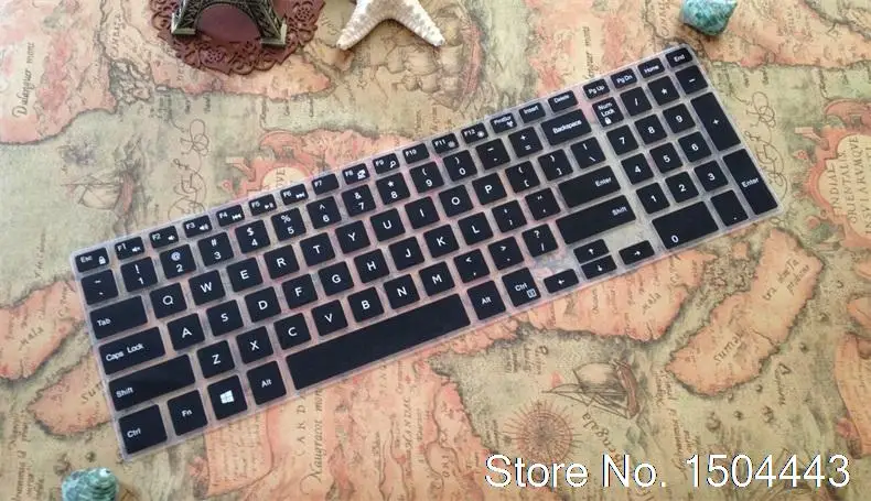 Силиконовая клавиатура для ноутбука Dell Inspiron Vostro 15 3000 series 15,6 5000 series 15 7000 series