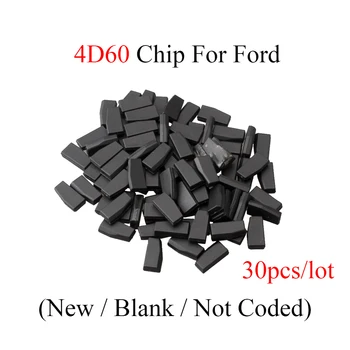 

30pcs/lot Car Key Chip Auto Transponder Chip 4D60 40Bit For Ford ID40 ID 40Chip blank chip High Quality