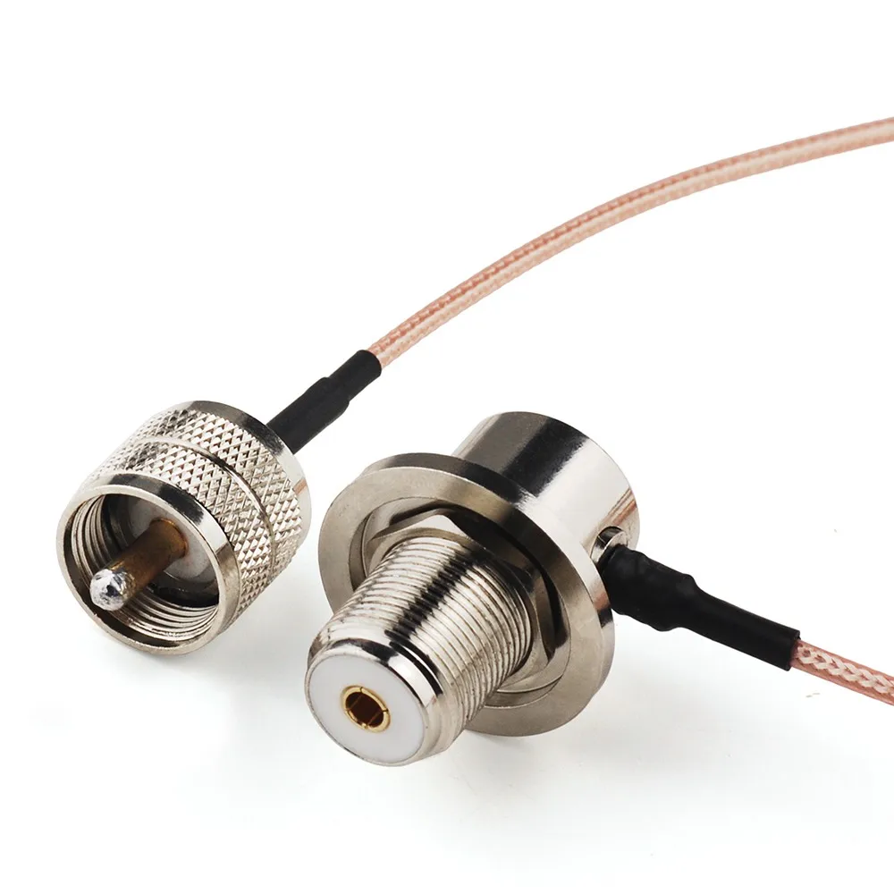 Eightwood радиоантенный адаптер RF коаксиальный UHF мужской PL259 в Женский SO239