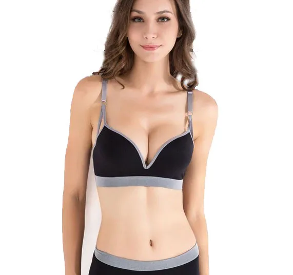 Online Shop Super push up sports bras top for women,seamless ...
